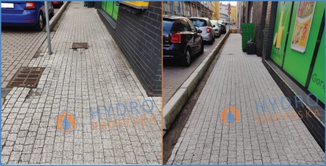 Czyszczenie kostki, mycie elewacji, mycie dachów 