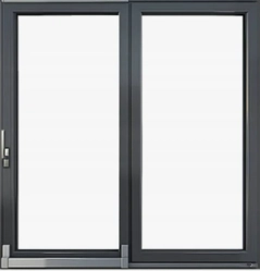 Drzwi tarasowe prawe wymiar 2060mm x 2225 mm  - Salamander BluEvolution 82 