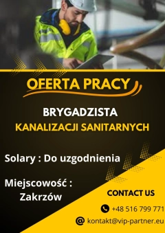 Brgadzista kanalizacji sanitarnych