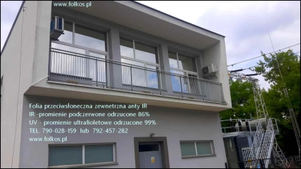 Folie przeciwsłoneczne na okna Warszawa - Folia termoizolacyjna z filtrem UV I IR -Oklejamy