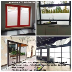 Folie matowe zewnetrzne prywatyzujące -Folie na BALKON Warszawa - Folia z usługą oklejania balkonu 