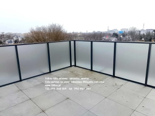 Folie na balkon Tarchomin- Oklejamy balkony Białołęka Warszawa - Folie matowe na balkony Folkos