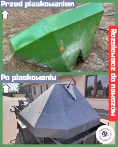 Mobilne oraz stacjonarne Usługi piaskowania 