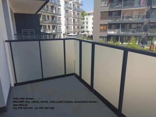 Folie na balkon Ursynów - oklejamy szyby balkonowe Ursynów- Folia na BALKON Warszawa
