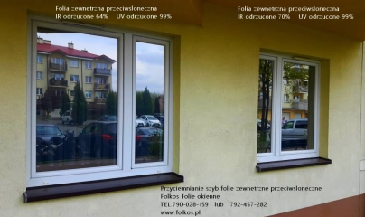 Warszawa- Folie przeciwsłoneczne zewnetrzne -Usługa oklejania szyb w domu, mieszkaniu, biurze, sklep