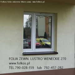 Folia wenecka na okna- lustro weneckie -Folie okienne Warszawa -Widzisz nie będąc widzianym -Folie 