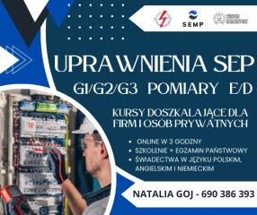 SEP G1/G2/G3 Pomiary E/D