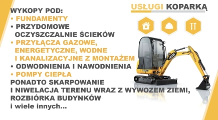 Usługi koparką