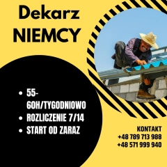Praca na dachu naprawa melbramy NIEMCY