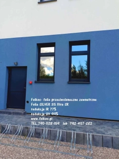 Folie przeciwsłoneczne zewnetrzne HANITA COATINGS -Folie Folkos Warszawa - Usługa oklejania szyb 