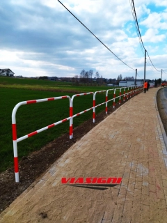 Produkcja montaż balustrad U-11a, ogrodzeń U-12a  łańcuchowych U-12b 