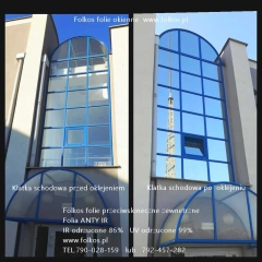 Folie przeciwsłoneczne zewnętrzne SOLAR SCREEN Warszawa - Folkos folie z filtrem UV I IR -Usługa 