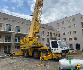 Wynajem dźwigów do 50t i podnośników koszowych do 70m