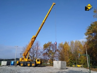 Wynajem dźwigów do 50t i podnośników koszowych do 70m