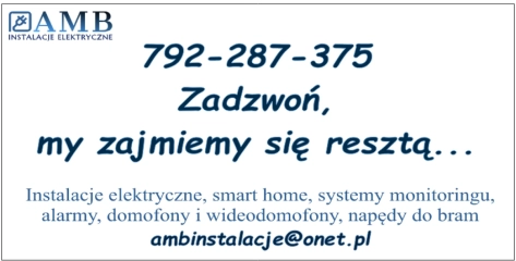 Instalacje elektryczne/smart home/monitoring/alarmy/domofony/kontrola dostępu