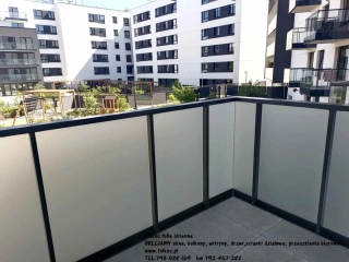 Folie na balkon Płużnicka, Ceramiczna, Odkryta, Mehoffera, Światowida, Jagiellońska, Płochocińska 