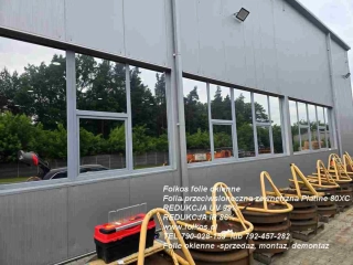 Folia PLATINE 80XC - folia przeciwsłoneczna zewnetrzna na okna -redukcja IR 86%, UV 99% - Oklejanie