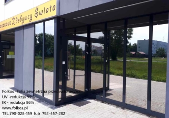 Folia PLATINE 80XC - folia przeciwsłoneczna zewnetrzna na okna -redukcja IR 86%, UV 99% - Oklejanie