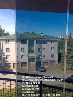 Folie przeciwsłoneczne zewnętrzne Siedlce - Folie z filtrem UV i IR -Usługa oklejania szyb folią 