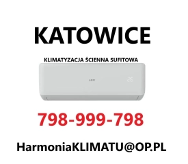 KLIMATYZACJA KATOWICE HARMONIA KLIMATU SP.Z O.O. ŚCIENNA SUFITOWA KASETA MONTAŻ GWARANCJA 5 LAT!