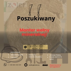 Monter wełny mineralnej