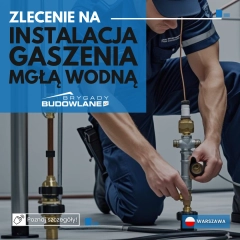 Instalacja gaszenia mgłą wodną od zaraz w Warszawie