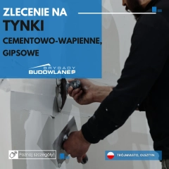 Tynki wewnętrznea cementowo-wapienne i gipsowe - Trójmiasto, Olsztyn