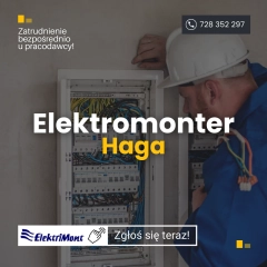 Elektromonter (przemysłówka) - Haga, Holandia