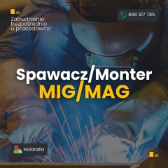 Spawacz / Monter MIG / MAG – Holandia 