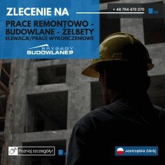 Prace budowlane - elewacje, wykończenia, żelbety - Jastrzębia Zdrój