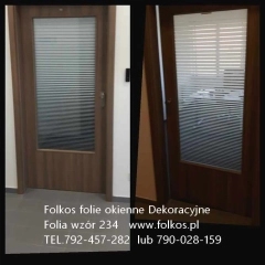 Folie gradientowe dekoracyjne MGŁA Warszawa- Oklejanie, sprzedaż folii -Folkos folie okienne Warszaw