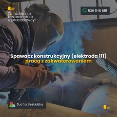 Spawacz konstrukcyjny (elektroda 111)