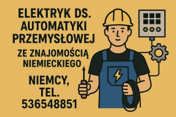 Elektryk ds. automatyki przemysłowej ze znajomością niemieckiego