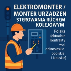 Elektromonter/ Monter urządzeń sterowania ruchem kolejowym